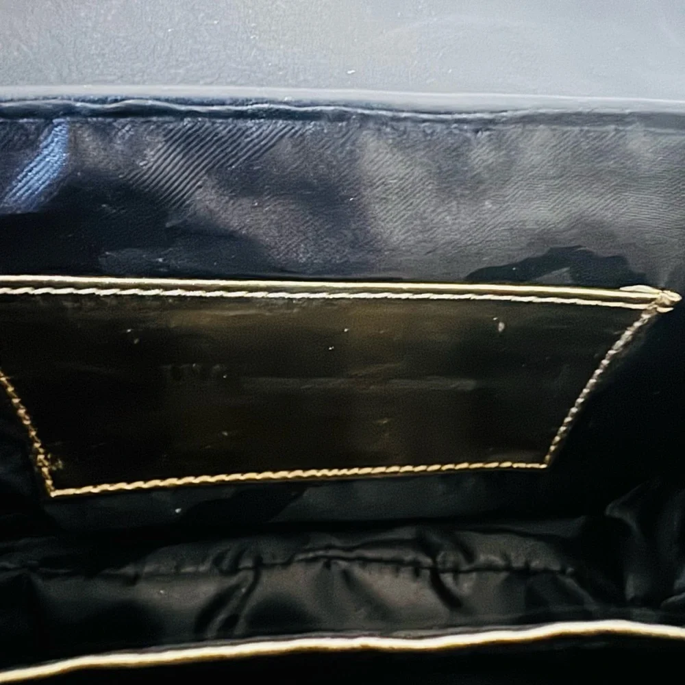 Inc Chic Black Bag with chain strap